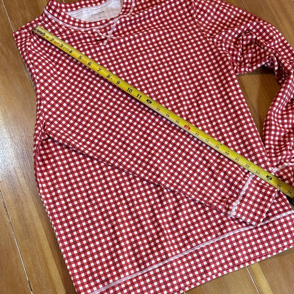 Red Checkered Women's Pajama Top - Picture 5 of 9